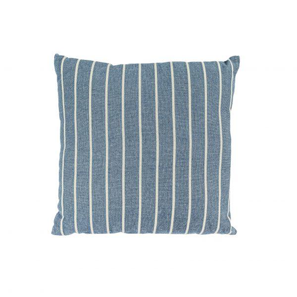 ALMOFADA MISSOU LINHO AZUL COM RISCA DE GIZ