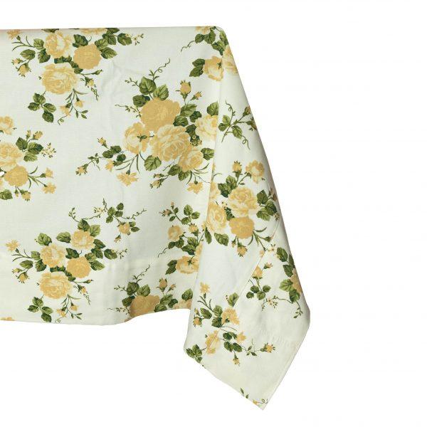 TOALHA DE MESA FLOR DE AMOR - BEGE
