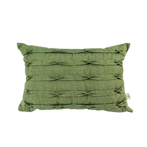 ALMOFADA BAGUETE VERDE C/ DETALHE NA COSTURA