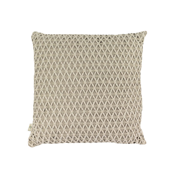 ALMOFADA TRICOT CINZA - 50X50