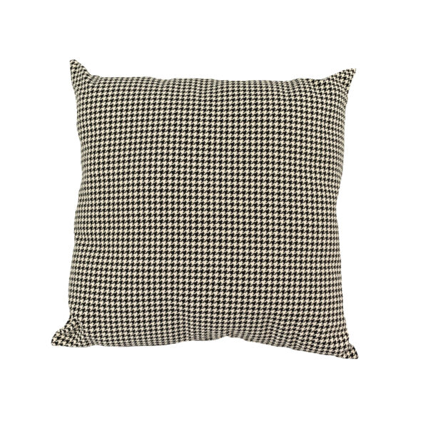 ALMOFADA PIED POUL - PRETO E BRANCO